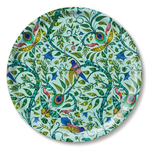 Rousseau Round Tray - Turquoise