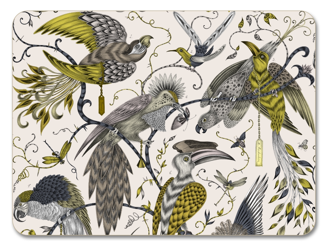 Audubon Placemat - Gold