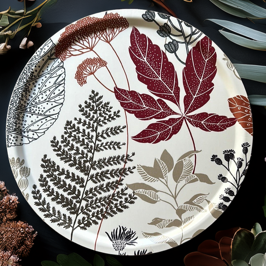 Elin Round Fabric Tray #3