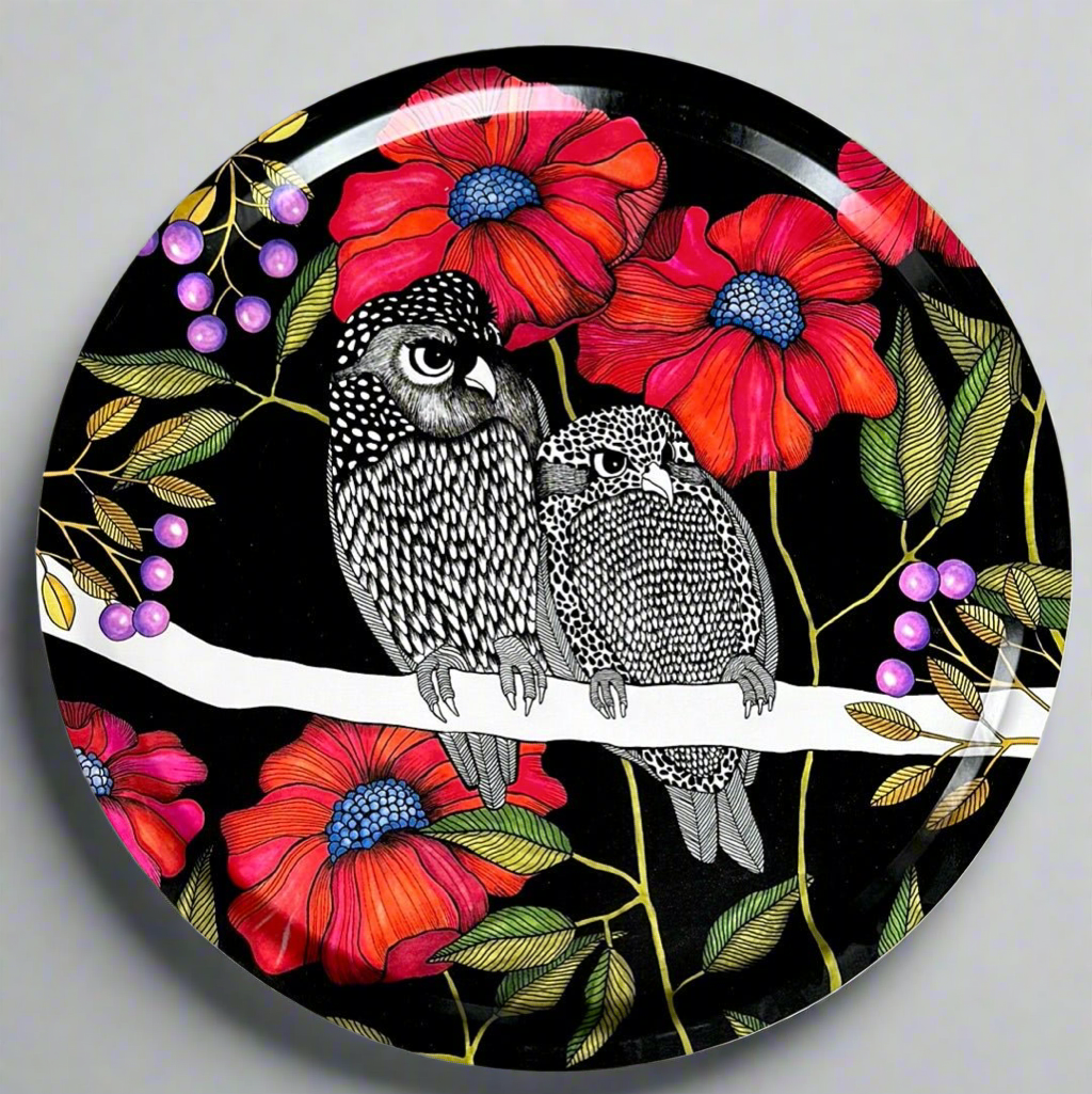 Nadja, Owls Round Tray