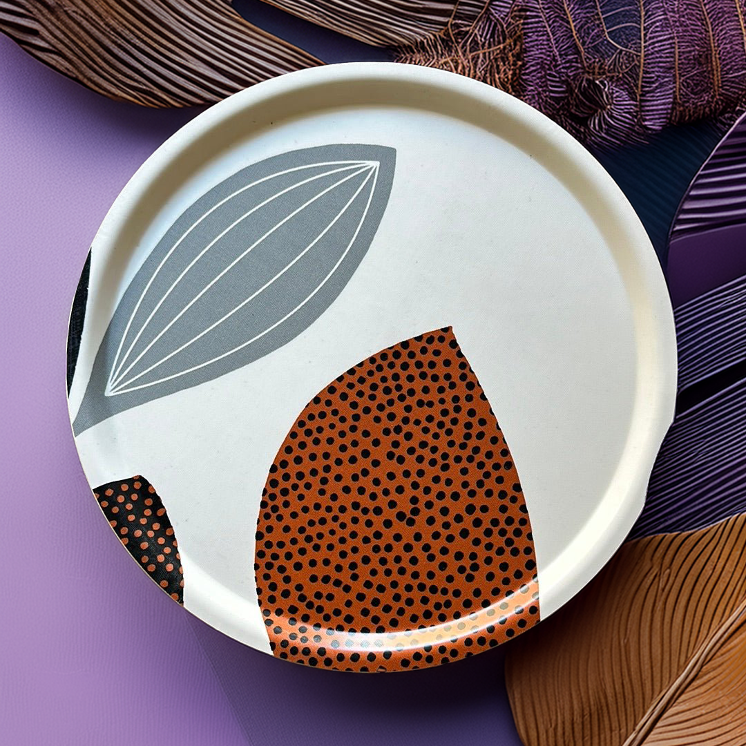 Moderna Round Fabric Tray #2