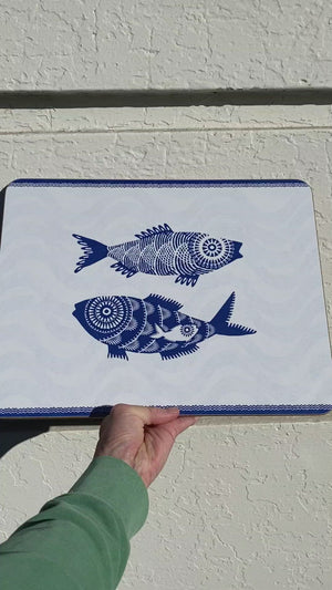 Shoal of Fish cork-backed Placemat