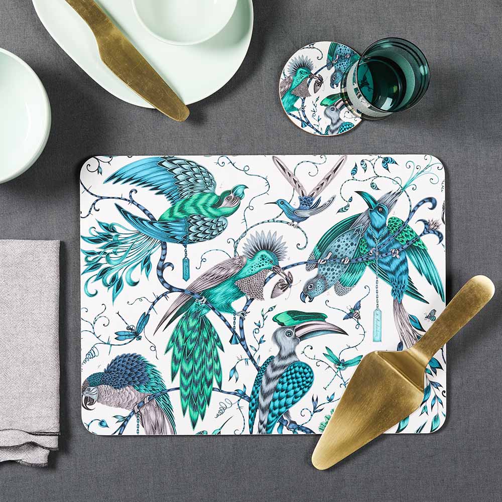 Audubon Placemat - Blue - Emma J Shipley