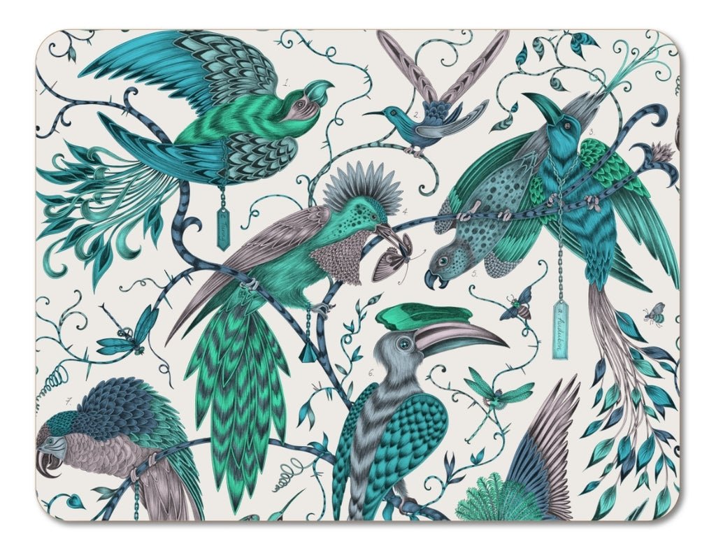 Audubon Placemat - Green - Emma J Shipley