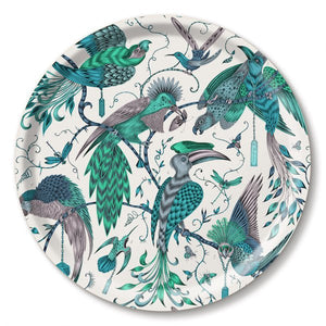 Audubon Round Tray - Green - Emma J Shipley