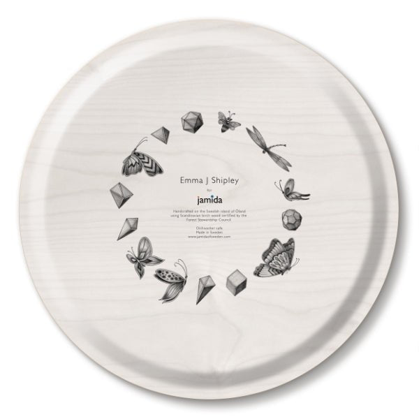 Audubon Round Tray - Multicolour - Emma J Shipley