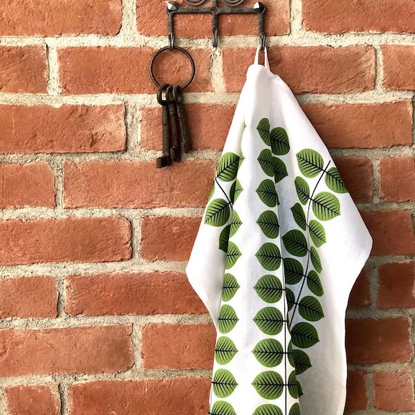 Berså Tea Towel - Green - Stig Lindberg