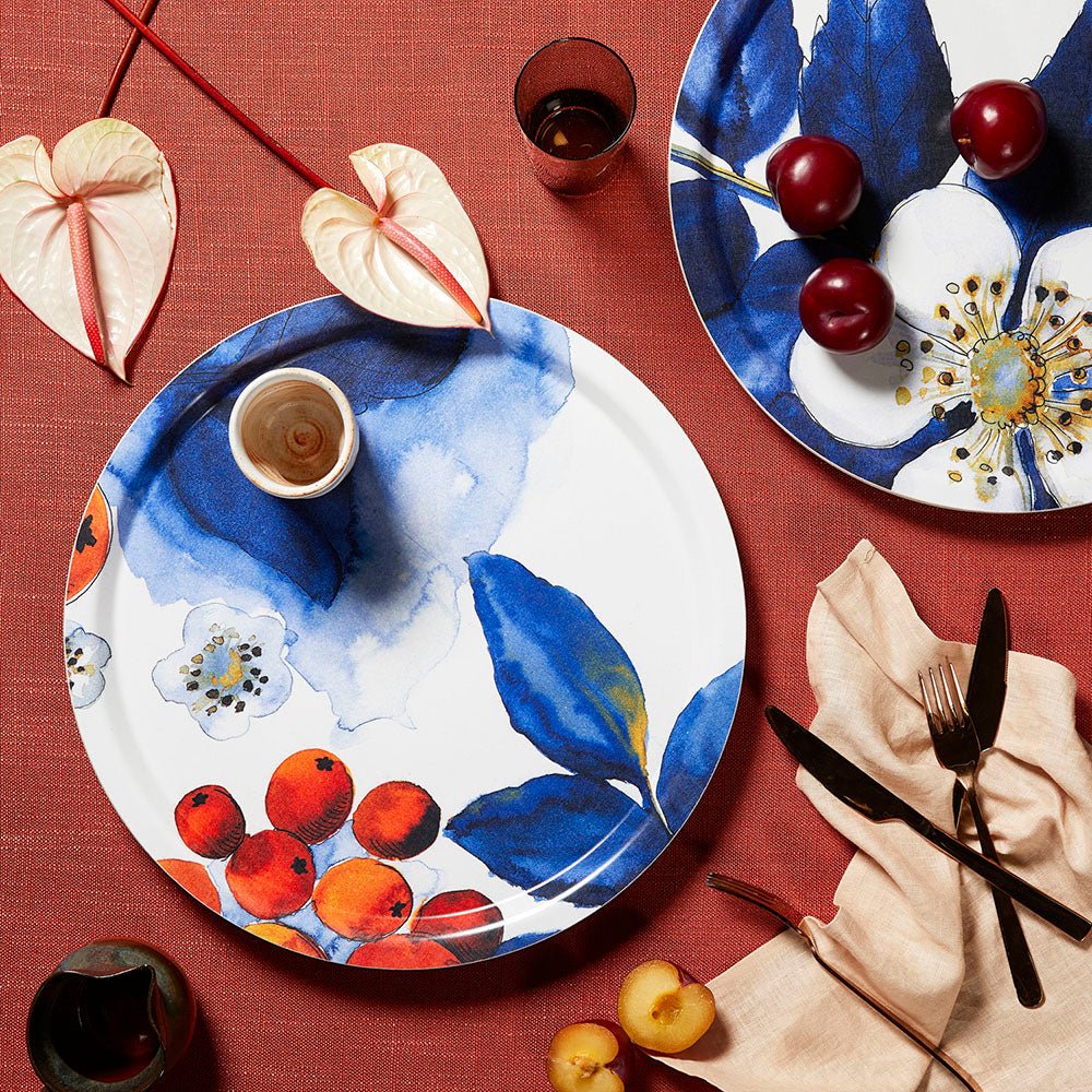 Blombär Tray Table - Blue - By Mialotta Arvidsson Mars