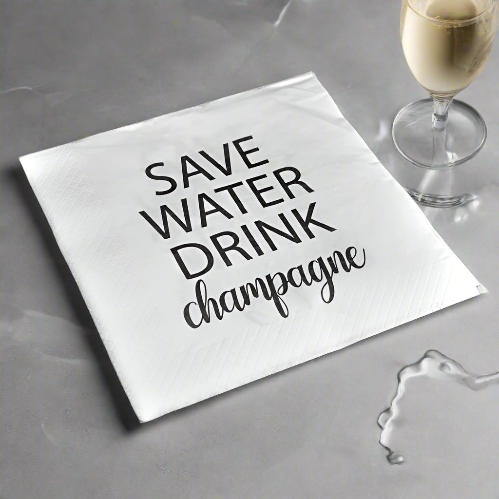 Champagne Serviettes - By Jessica Widov