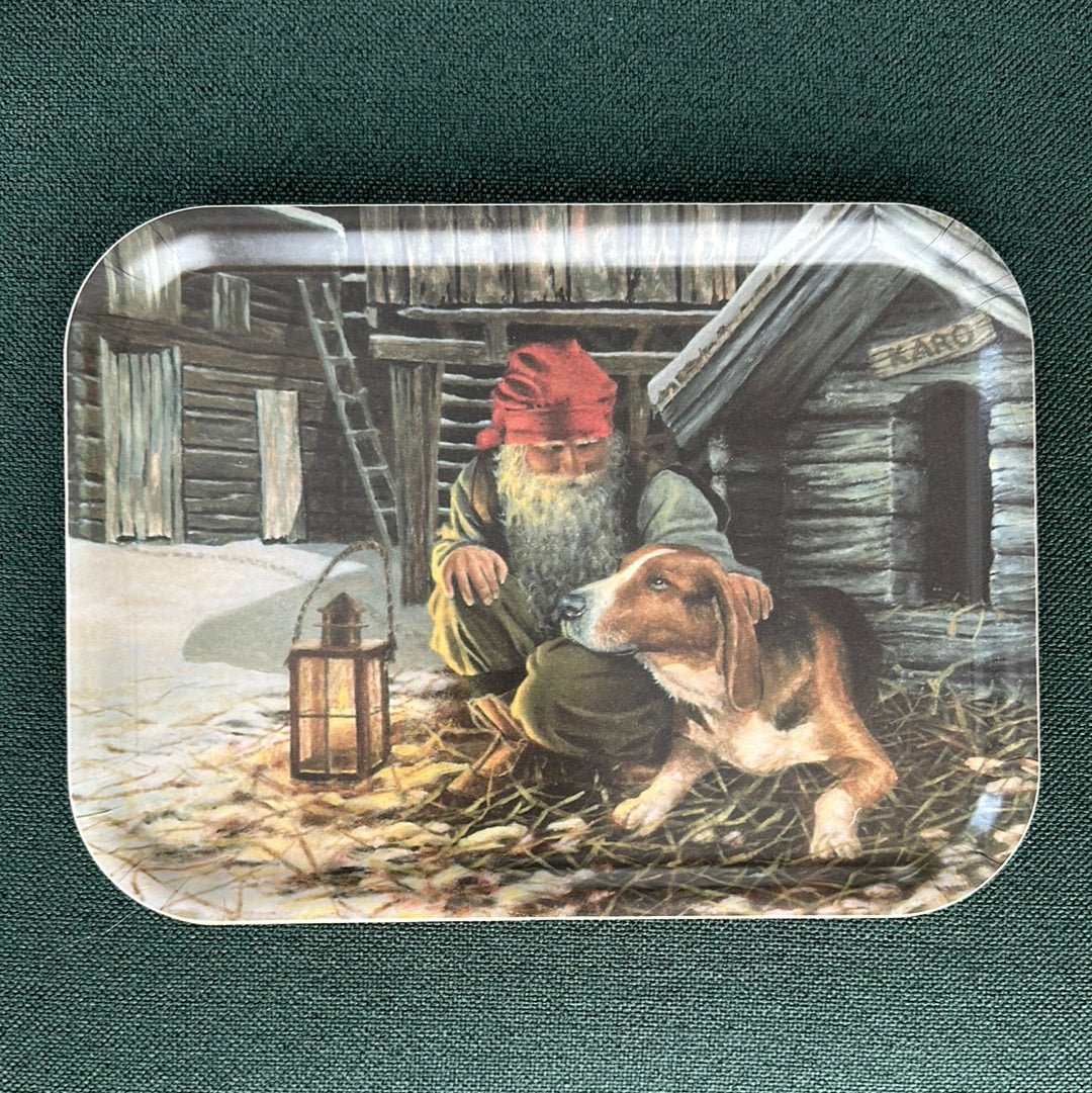 Christmas Rectangular Tray, Dog - By Bergerlind