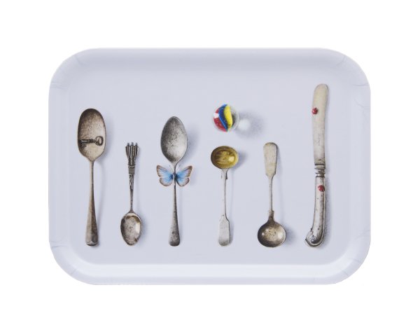 Cutlery Rectangular Tray - Blue - Michael Angove