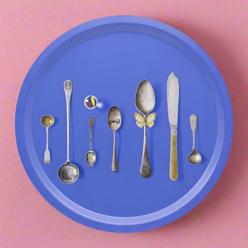 Cutlery Round Tray - Colbat - Michael Angove