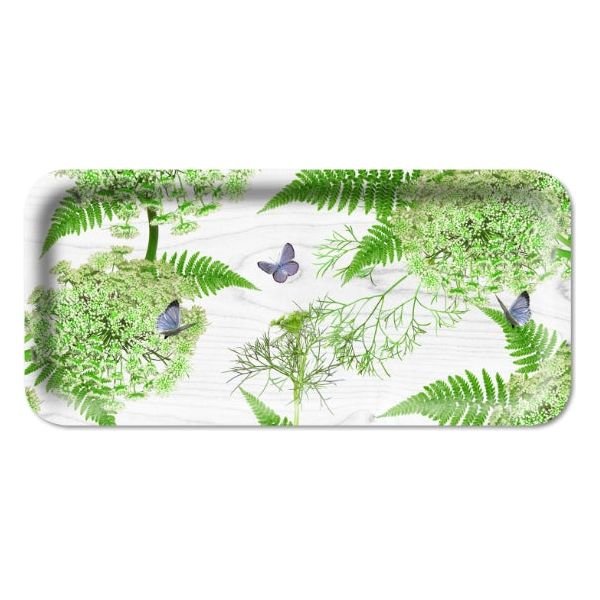 Dill Rectangular Tray - White - Michael Angove