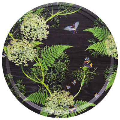 Dill Round Tray - Black - Michael Angove