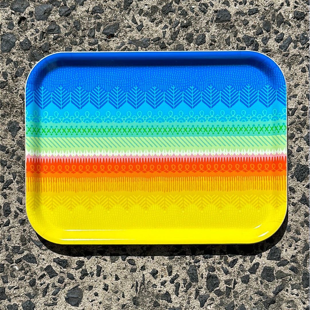 Fiesta Rectangular Tray - Blue - Asta Barrington