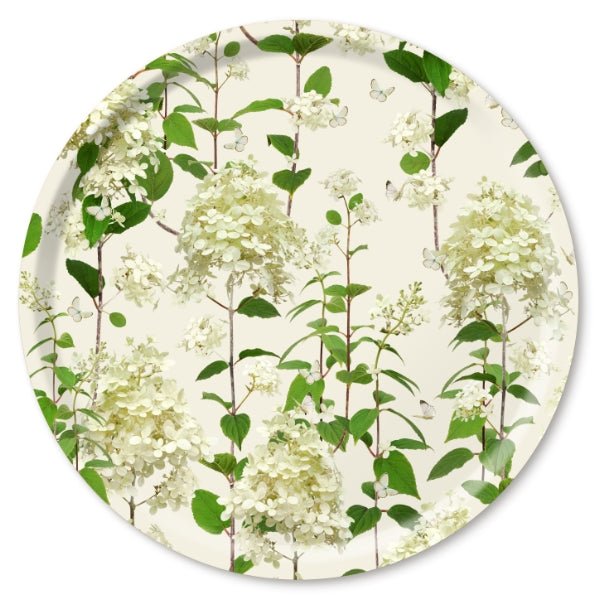 Hydrangea Round Tray - Michael Angove