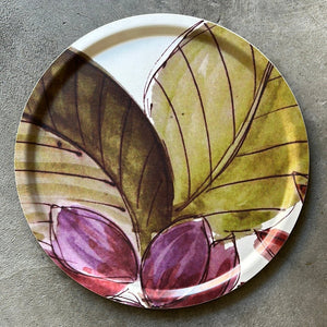 Java Round Fabric Tray - By Louise Videlyck