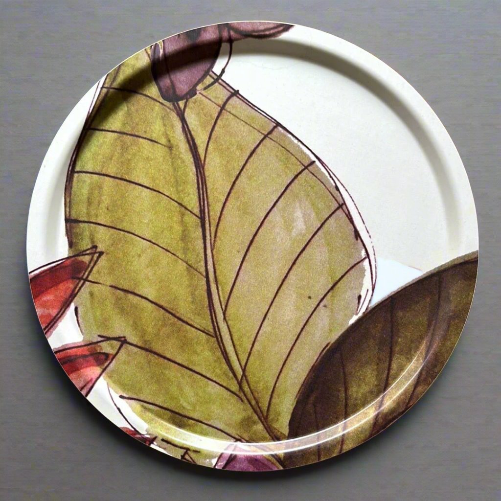 Java Round Fabric Tray - By Louise Videlyck