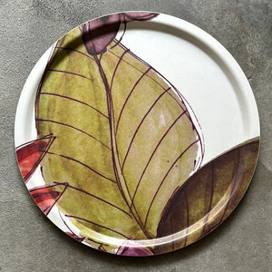 Java Round Fabric Tray - By Louise Videlyck