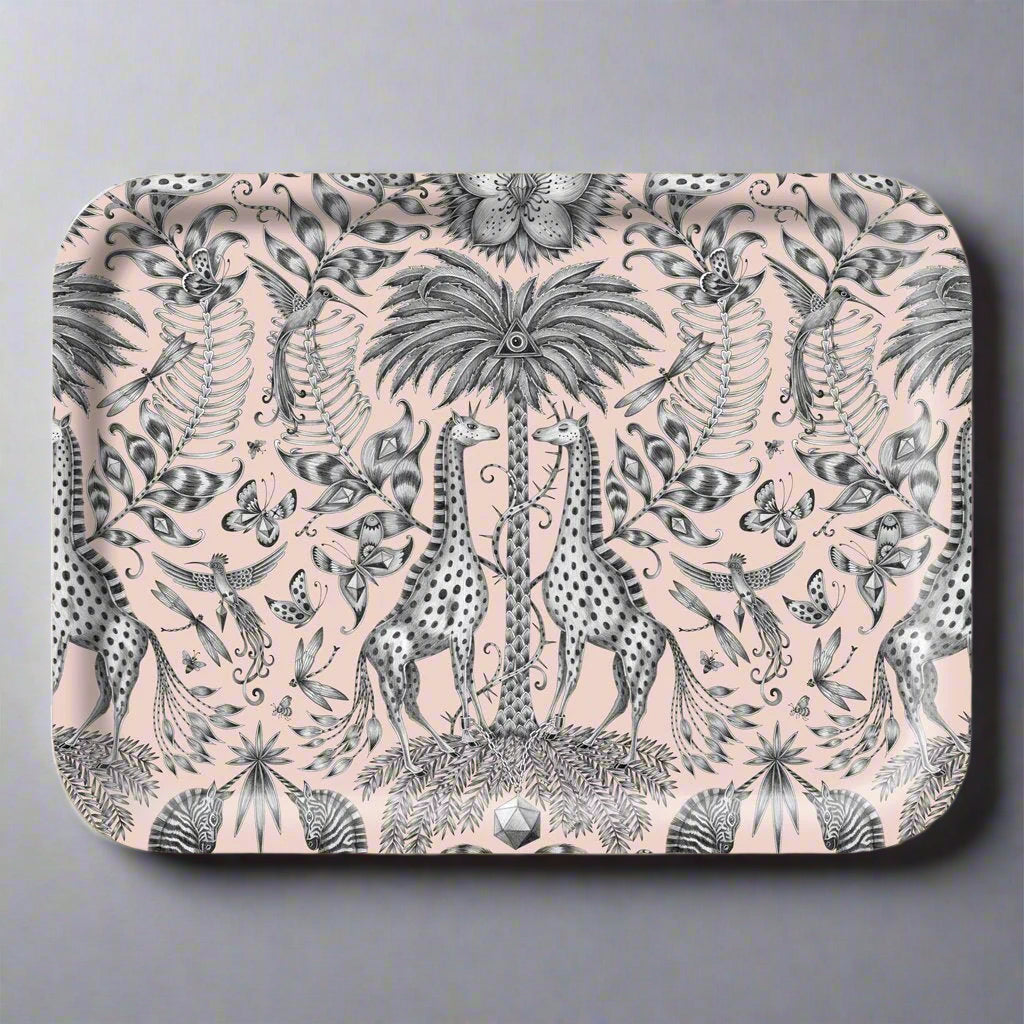 Kruger Rectangular Tray - Pink - Emma J Shipley