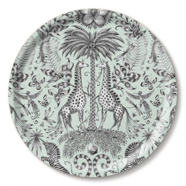 Kruger Round Tray - Green - Emma J Shipley