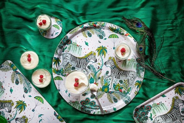 Lost World Rectangular Tray - Lime - Emma J Shipley