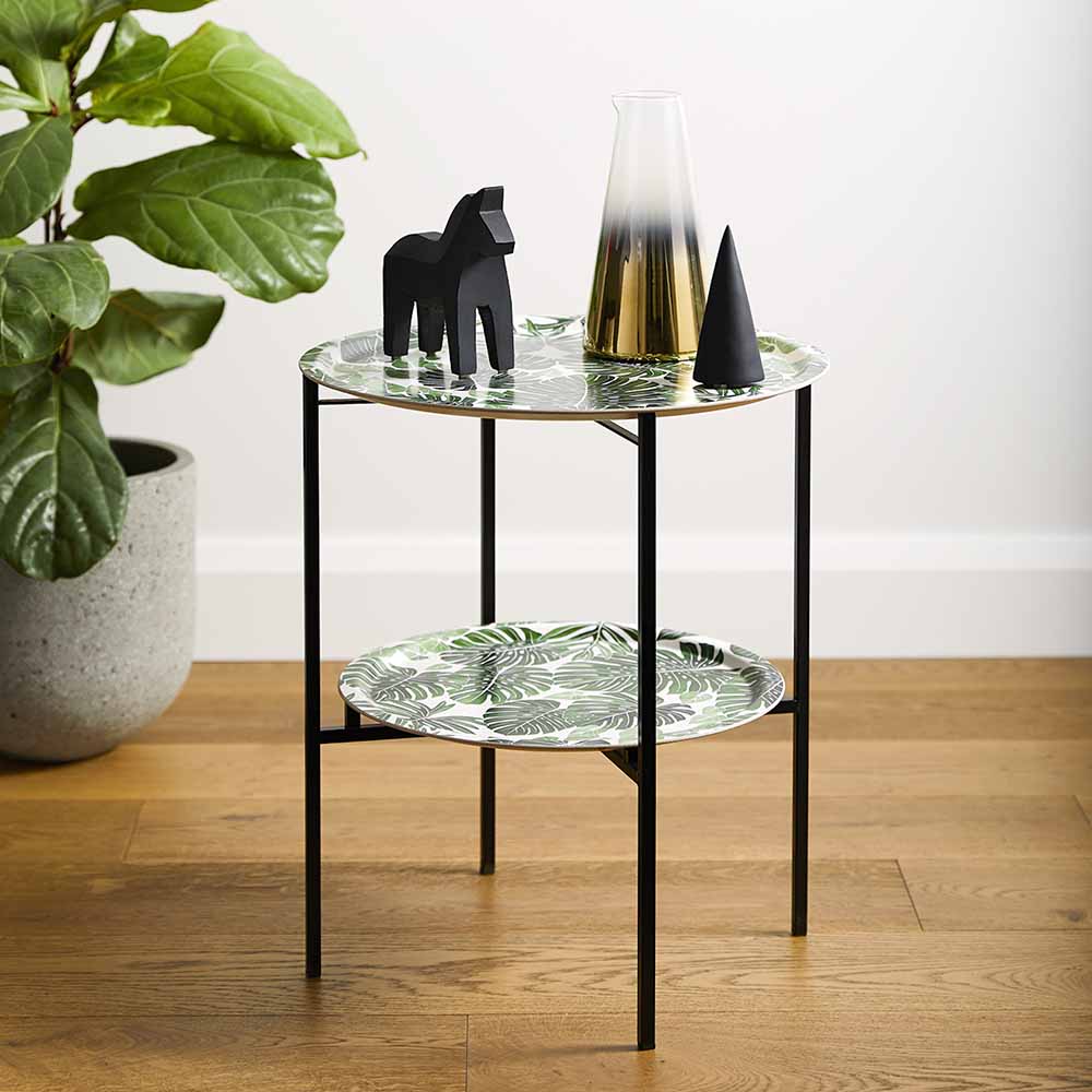 Monstera Side Table - By Living Pattern