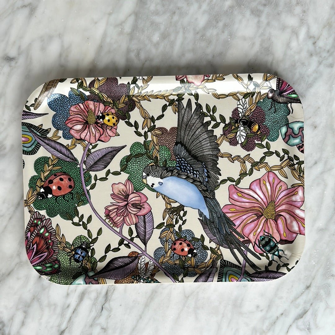 Nadja, Budgies Rectangular Tray - By Nadja