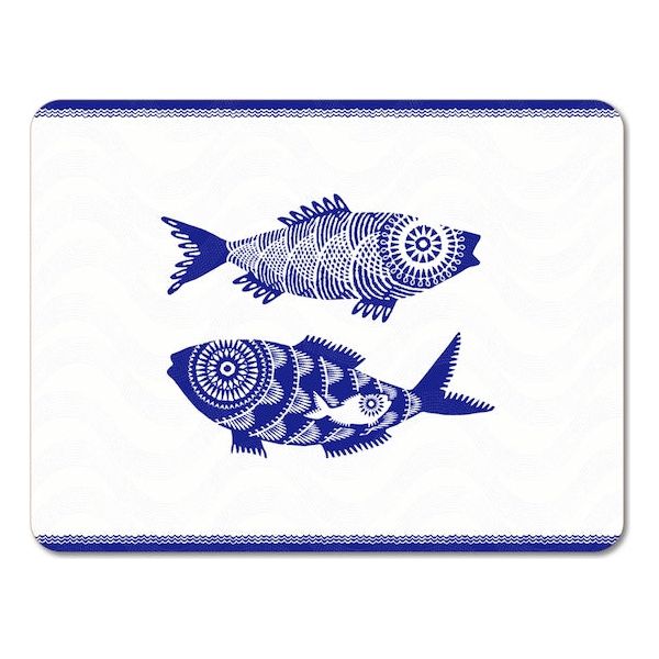 Shoal of Fish Placemat - White