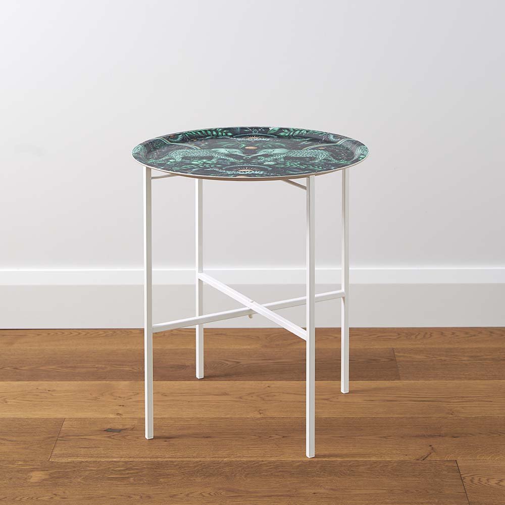 Zambezi Elephant Tray Table - Teal - Emma J Shipley